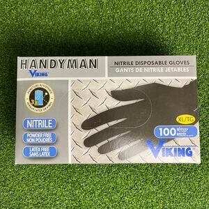 Viking Handyman Nitrile Disposable Gloves Latex Free XL